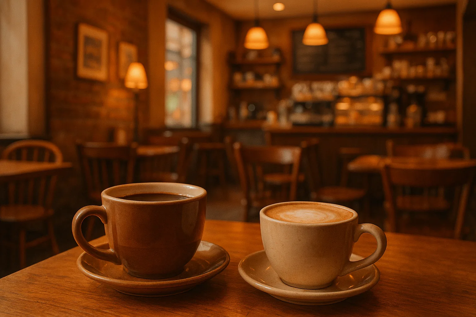 Café — homepage hero