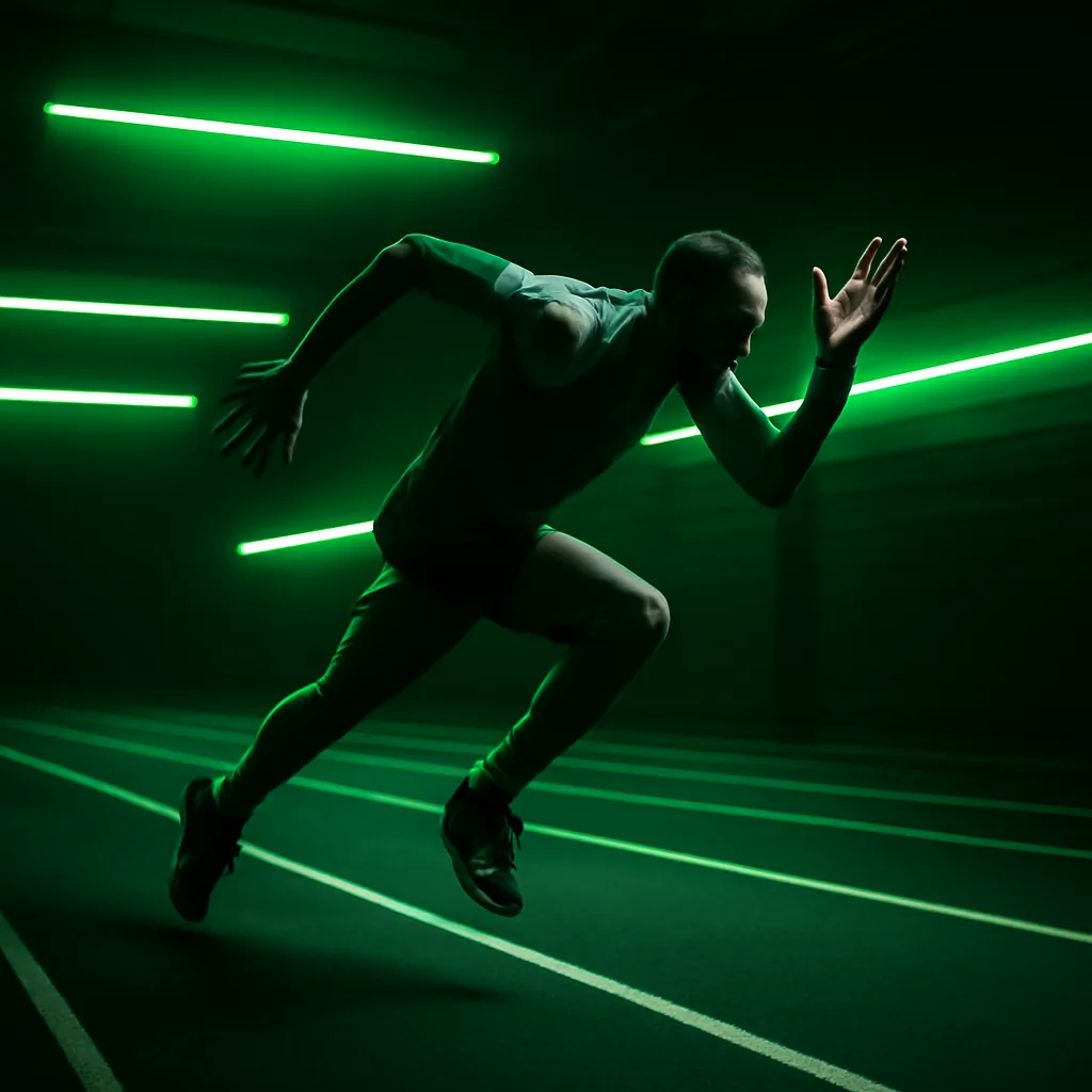 Sprint indoor sur piste